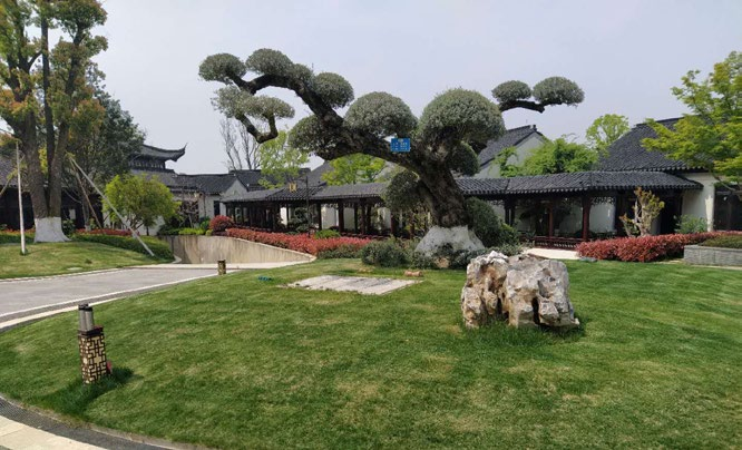 溧陽華康健達養(yǎng)生泳池，人工湖水處理工程項目案例